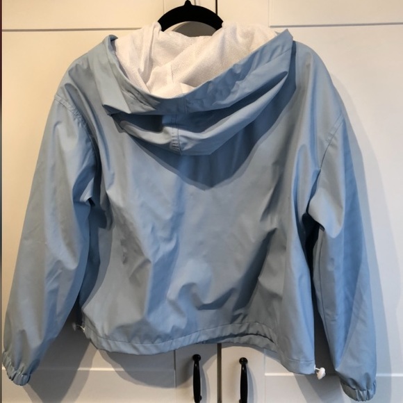 Light Blue Raincoat Size Medium - Picture 2 of 3